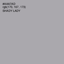 #AAA7AD - Shady Lady Color Image